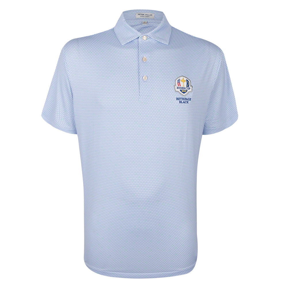 2025 Ryder Cup Peter Millar Men's Geo Skull Performance Polo Shirt