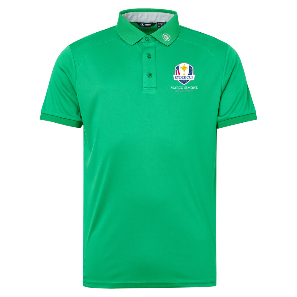 2023 Ryder Cup Abacus Men&#39;s Green Hammel Polo Front