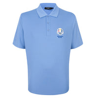 2025 Ryder Cup Glenmuir Men's Blue Deacon Polo Shirt