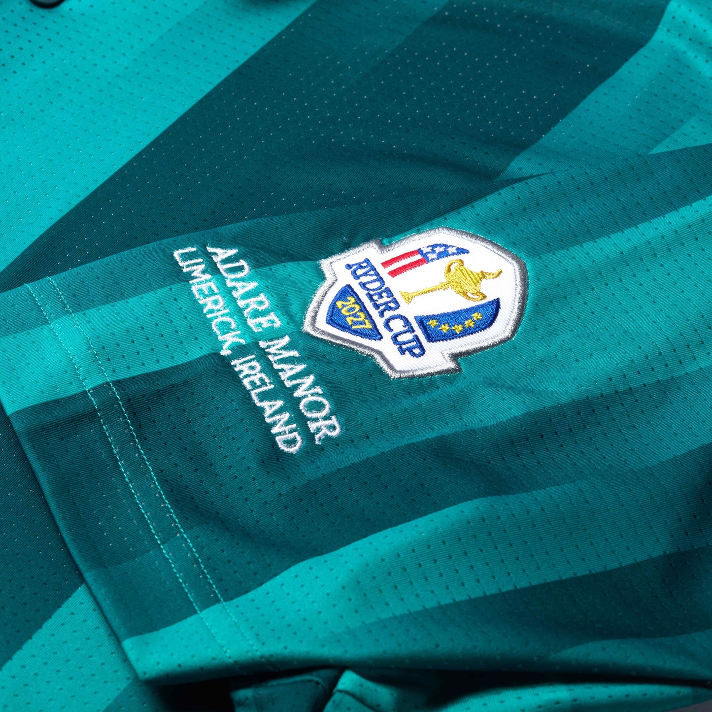 2027 Ryder Cup adidas Men's Radient Print Polo Shirt