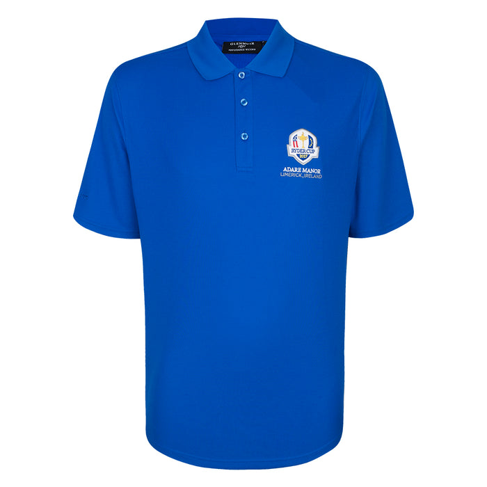 2027 Ryder Cup Glenmuir Men's Deacon Blue Polo Shirt