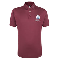 2027 Ryder Cup FootJoy Men's Maroon Polo Shirt