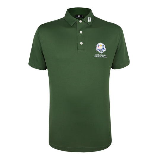2027 Ryder Cup FootJoy Men's Olive Polo Shirt