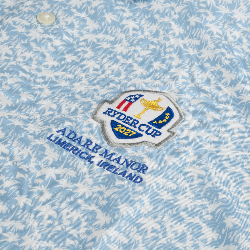 2027 Ryder Cup FootJoy Men's Hidden Palm Print Polo Shirt