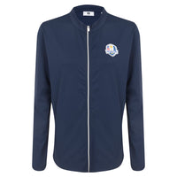 2025 Ryder Cup FootJoy Women's Navy Full Zip Mid Layer Front