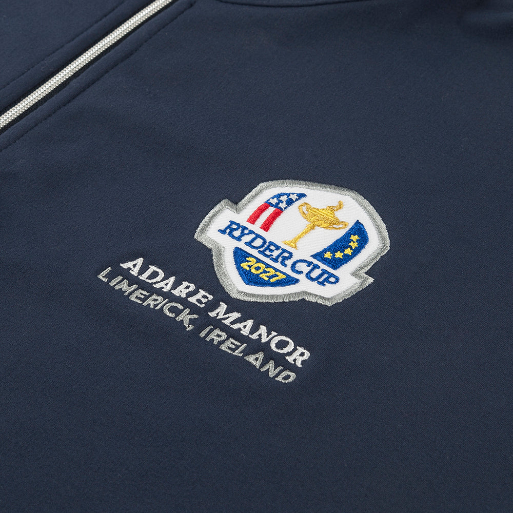 2027 Ryder Cup FootJoy Women's Navy Full Zip Mid Layer