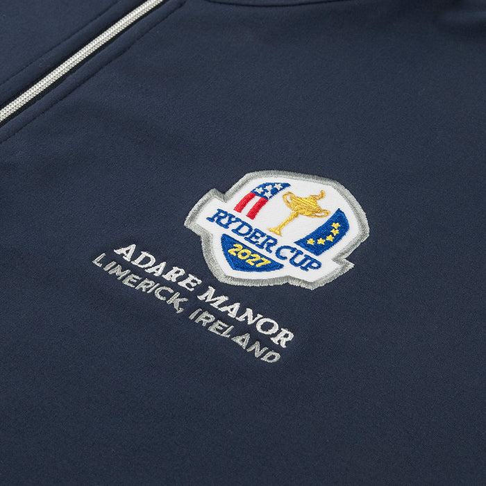 2027 Ryder Cup FootJoy Women's Navy Full Zip Mid Layer