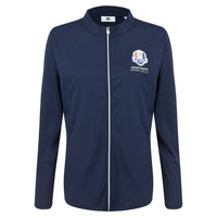 2027 Ryder Cup FootJoy Women's Navy Full Zip Mid Layer