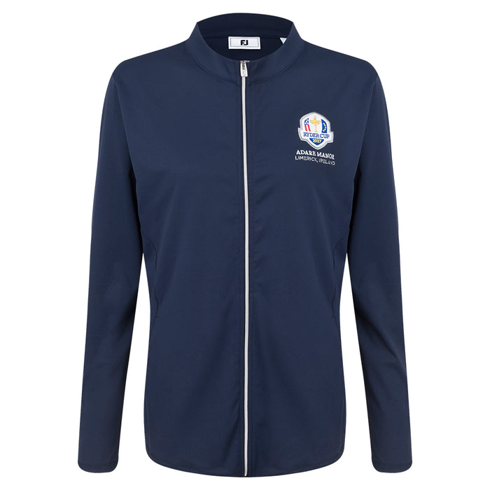 2027 Ryder Cup FootJoy Women's Navy Full Zip Mid Layer