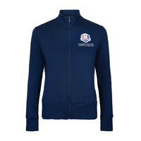 2027 Ryder Cup adidas Women's Navy Textured Full Zip Midlayer