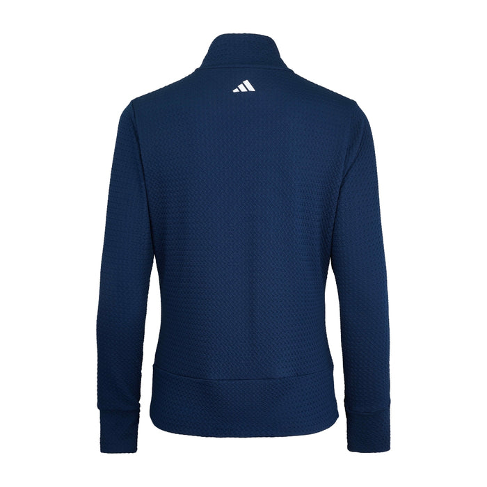 2027 Ryder Cup adidas Women's Navy Textured Full Zip Midlayer