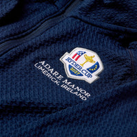 2027 Ryder Cup adidas Women's Navy Textured Full Zip Midlayer