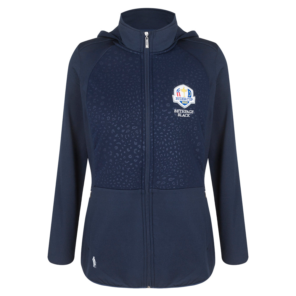 2025 Ryder Cup Glenmuir Women's Ella Navy Jacket Front