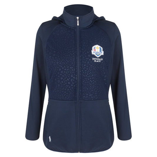 2025 Ryder Cup Glenmuir Women's Ella Navy Jacket Front