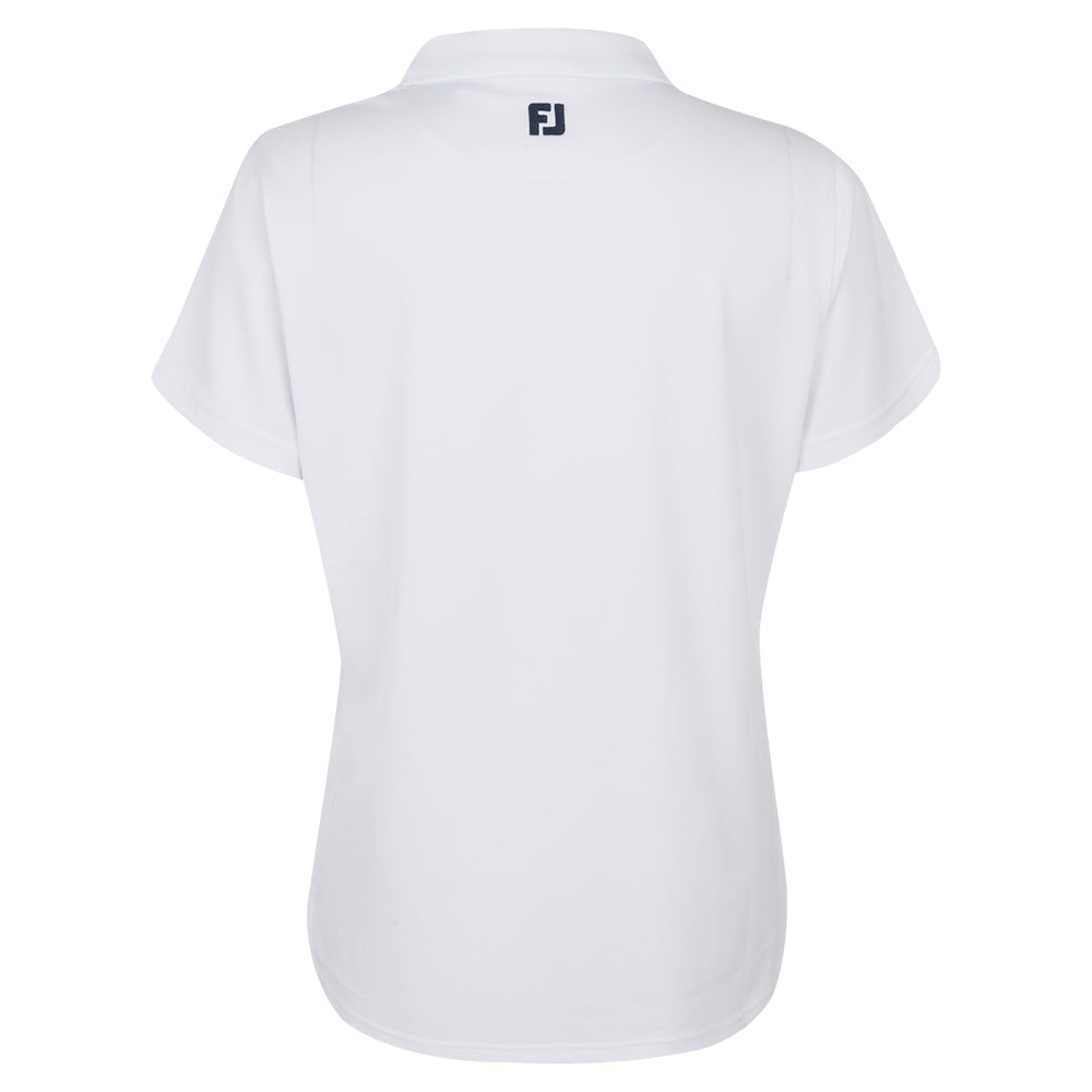 2025 Ryder Cup FootJoy Women&#39;s White Polo Back