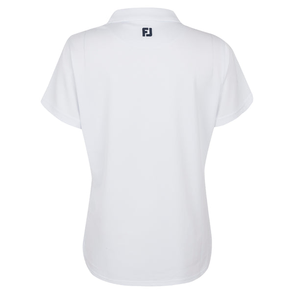 2025 Ryder Cup FootJoy Women's White Polo The Official European Ryder