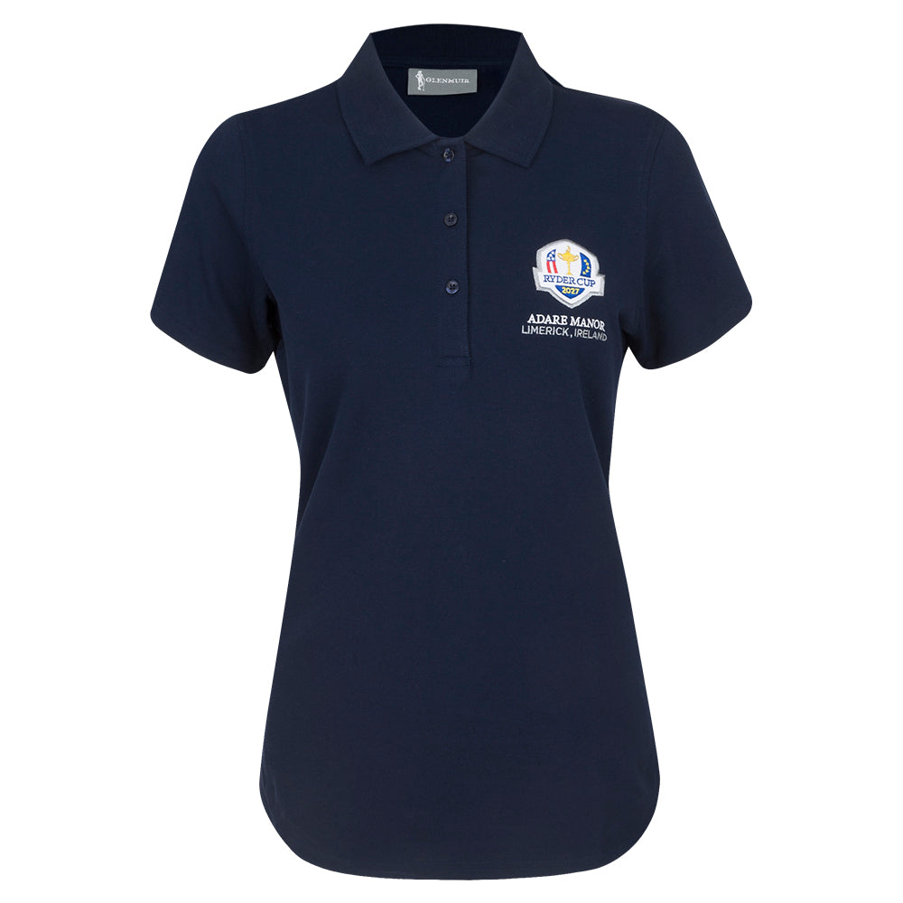 2027 Ryder Cup Glenmuir Women&#39;s Navy Polo Shirt