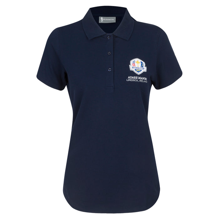 2027 Ryder Cup Glenmuir Women's Navy Polo Shirt