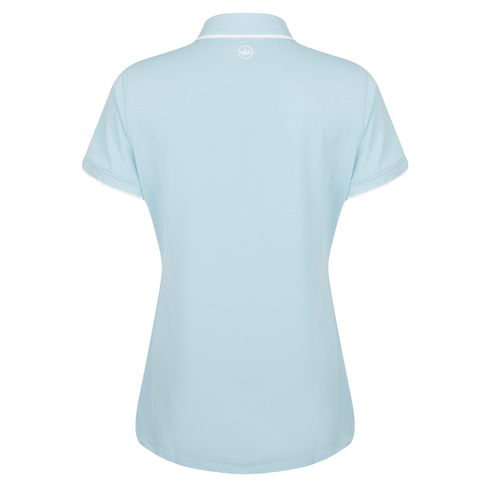 2027 Ryder Cup Peter Millar Women's Aqua Green Polo Shirt