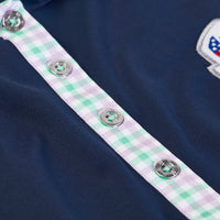 2027 Ryder Cup FootJoy Women's Gingham Collar Polo Shirt