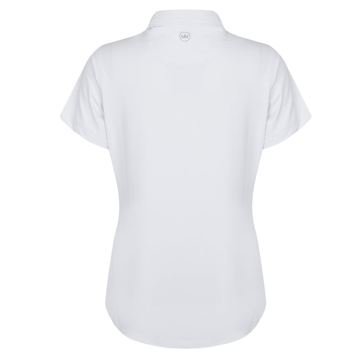 2025 Ryder Cup Peter Millar Women's White Polo Shirt Back