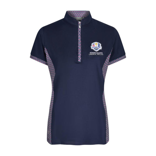 2027 Ryder Cup Glenmuir Women's Printed Panel Polo Shirt