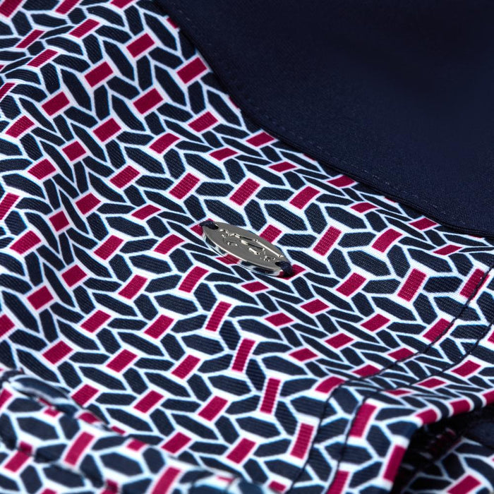 2027 Ryder Cup Glenmuir Women's Printed Panel Polo Shirt