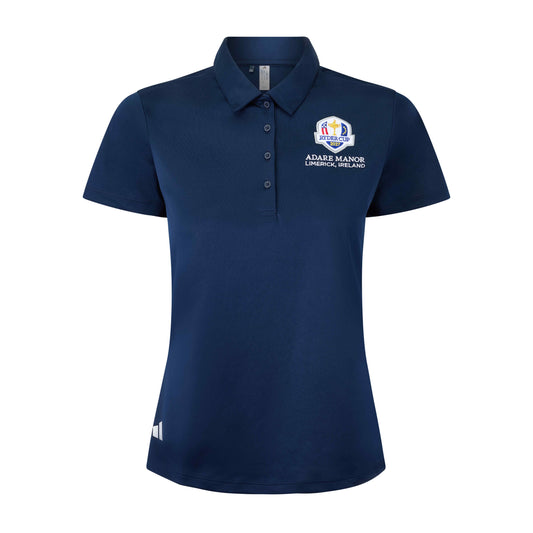 2027 Ryder Cup adidas Women's Performance Navy Polo Shirt