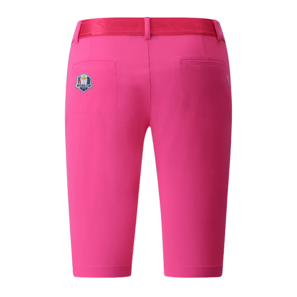 2023 Ryder Cup Chervò Women&#39;s Pink Shorts Front