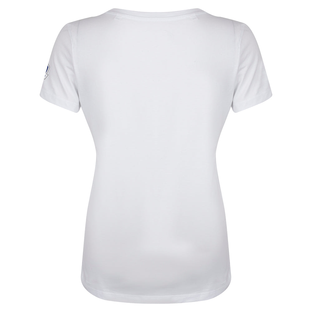 2023 Ryder Cup Women's White Trophy T-Shirt Front
