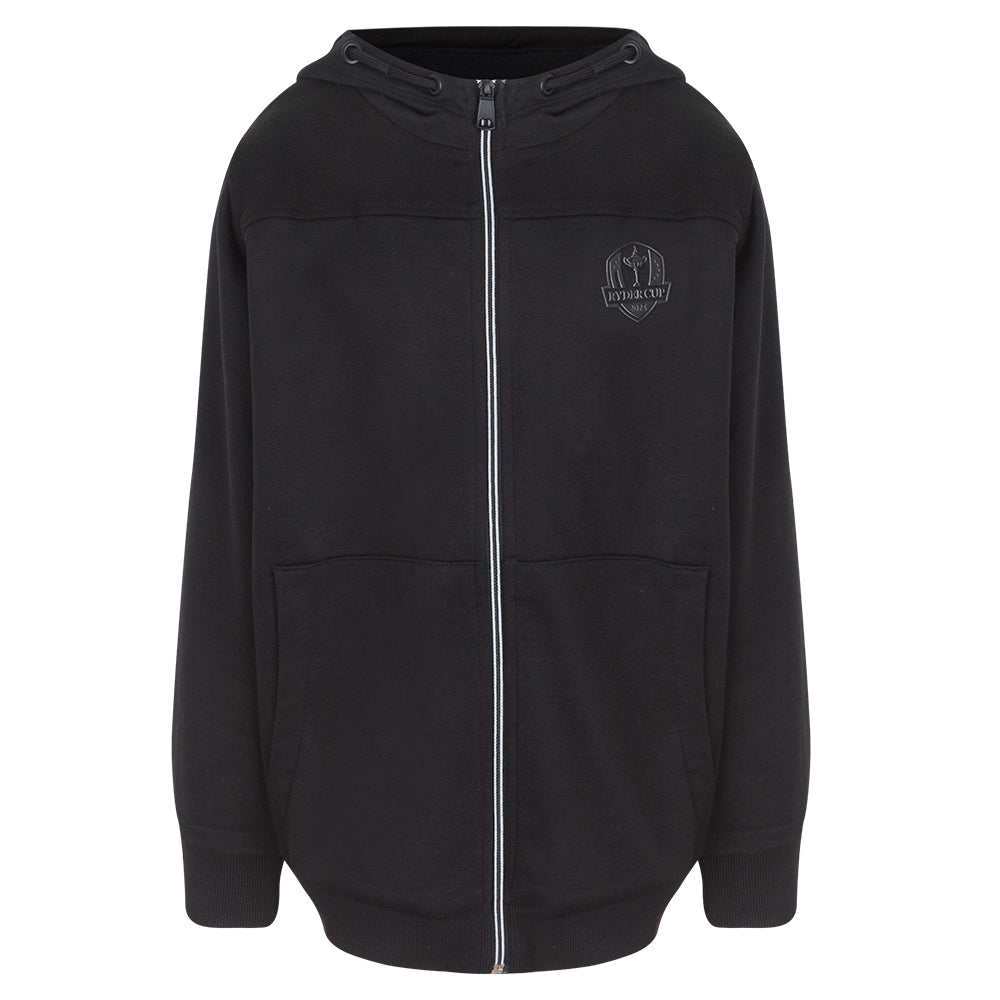 2023 Ryder Cup Youth Black Tonal Hoodie Front