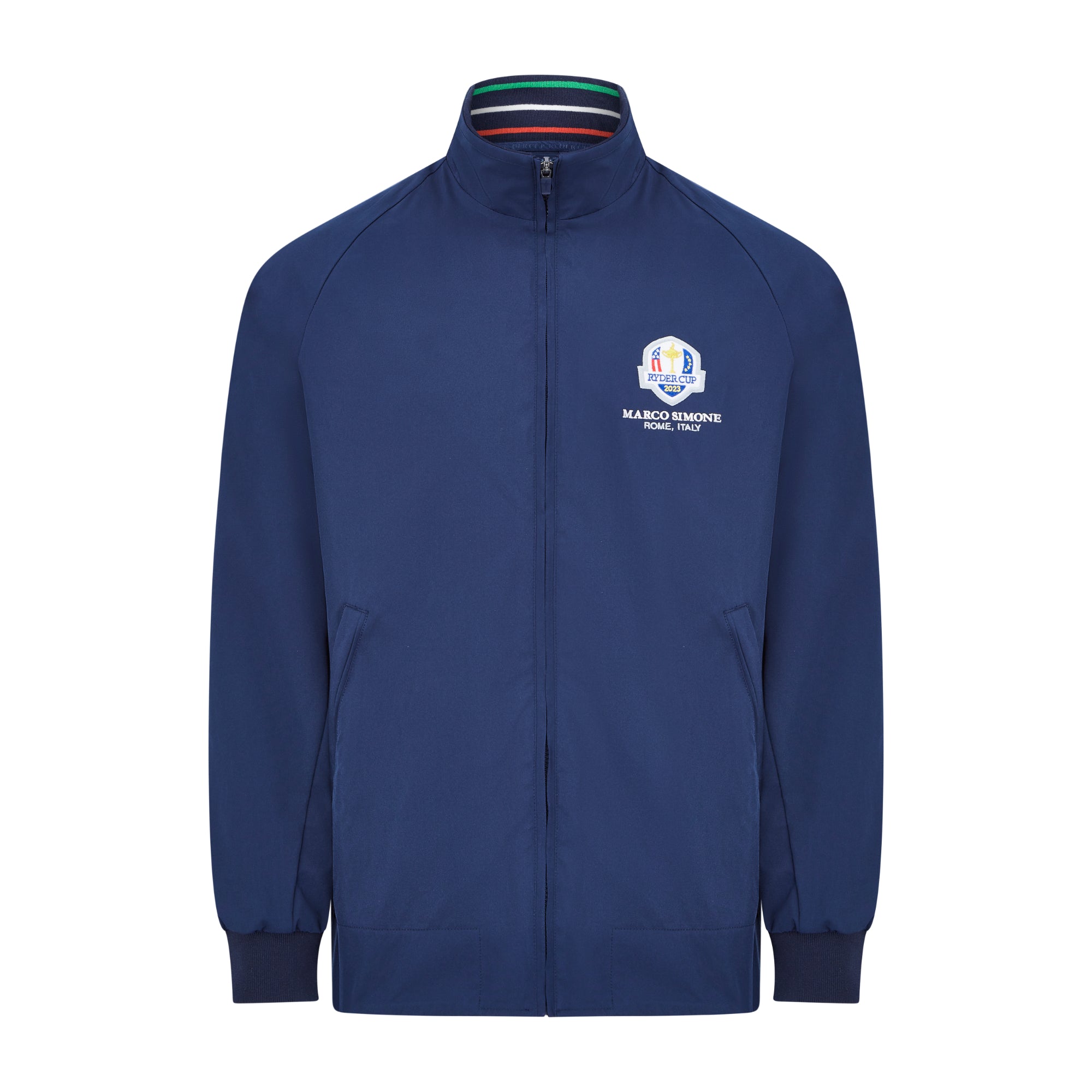2023 Ryder Cup Rome Collection Men's Navy Track Jacket - Front