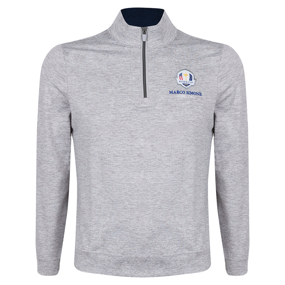 2023 Ryder Cup Youth Grey 1/4 Zip Mid Layer - Front