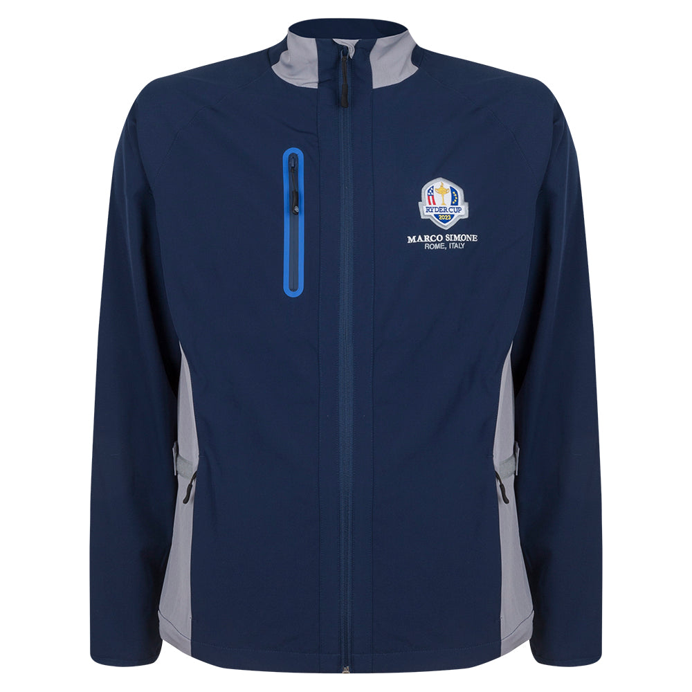 2023 Ryder Cup Youth Navy Long Sleeve Wind Top - Front