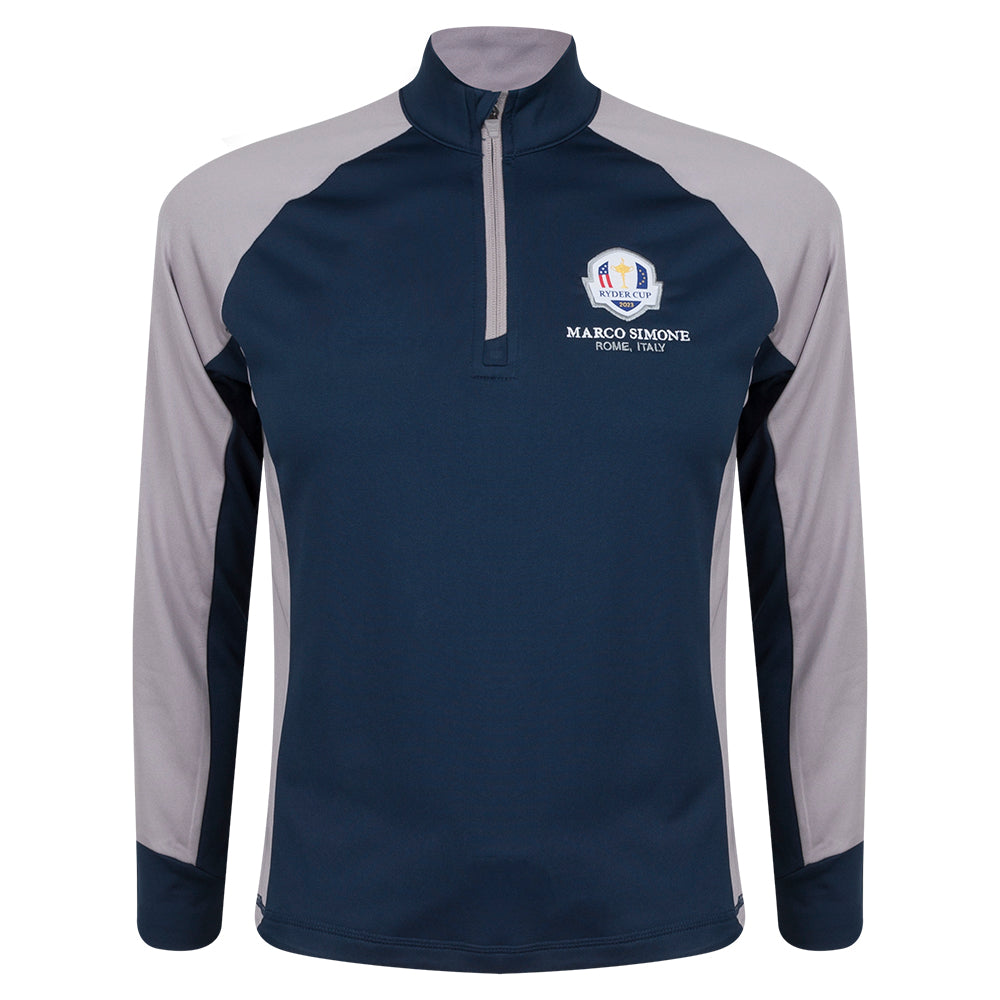 2023 Ryder Cup Youth Navy 1/4 Zip Mid Layer - Front