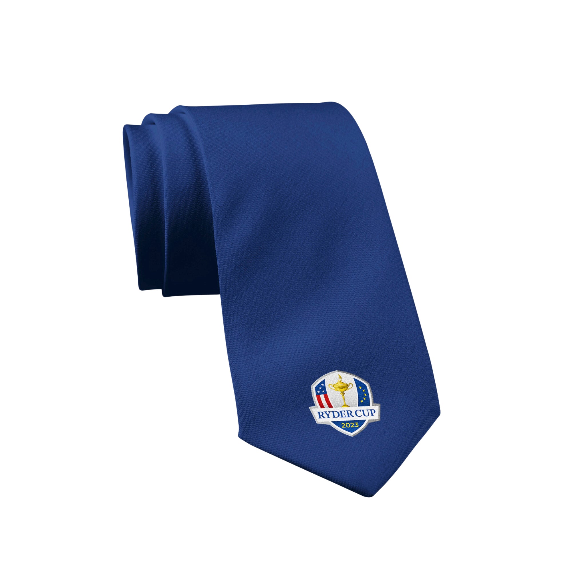 Official 2023 Ryder Cup Firehorse Silk Twill Tie - Front