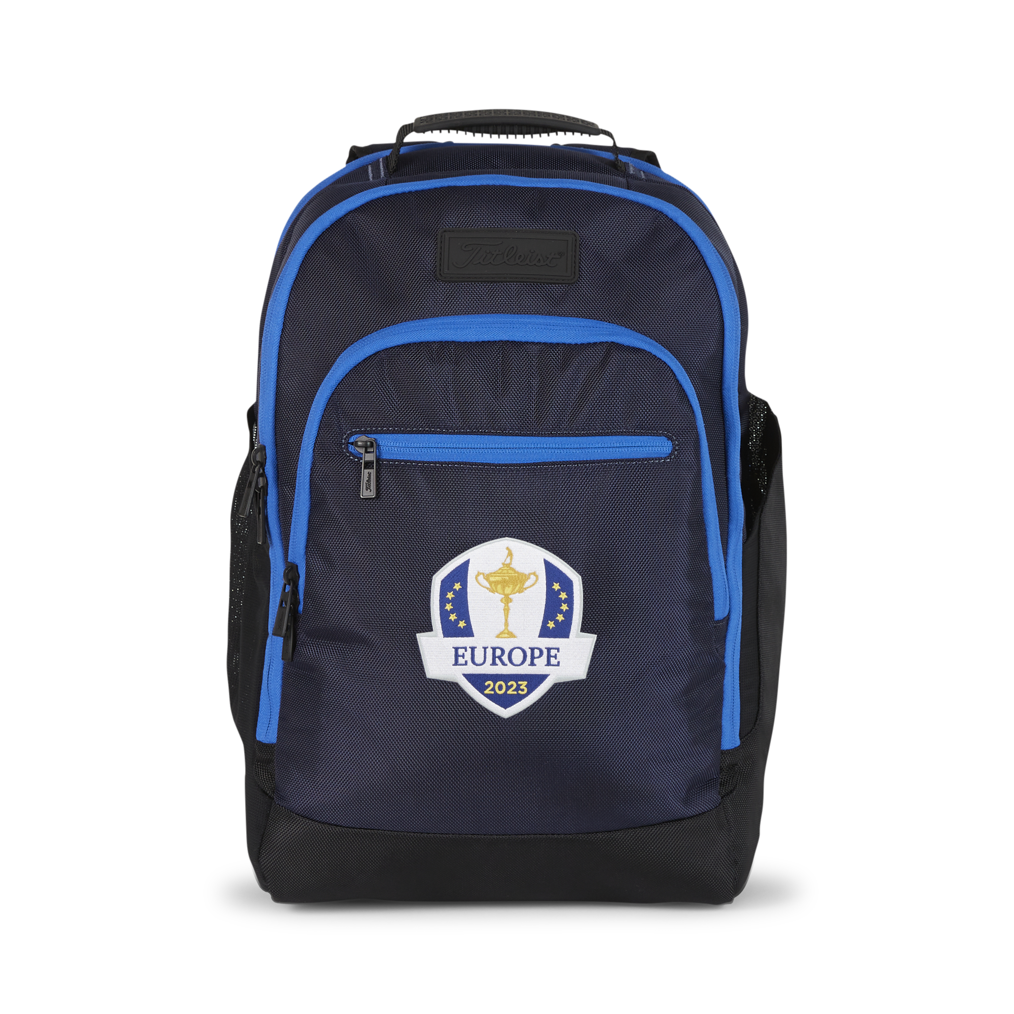 Official 2023 Ryder Cup Titleist Team Europe Players Backpack - Front