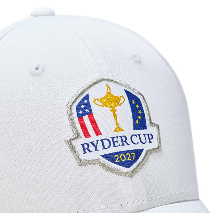 2027 Ryder Cup New Era 9FORTY Badge White Cap