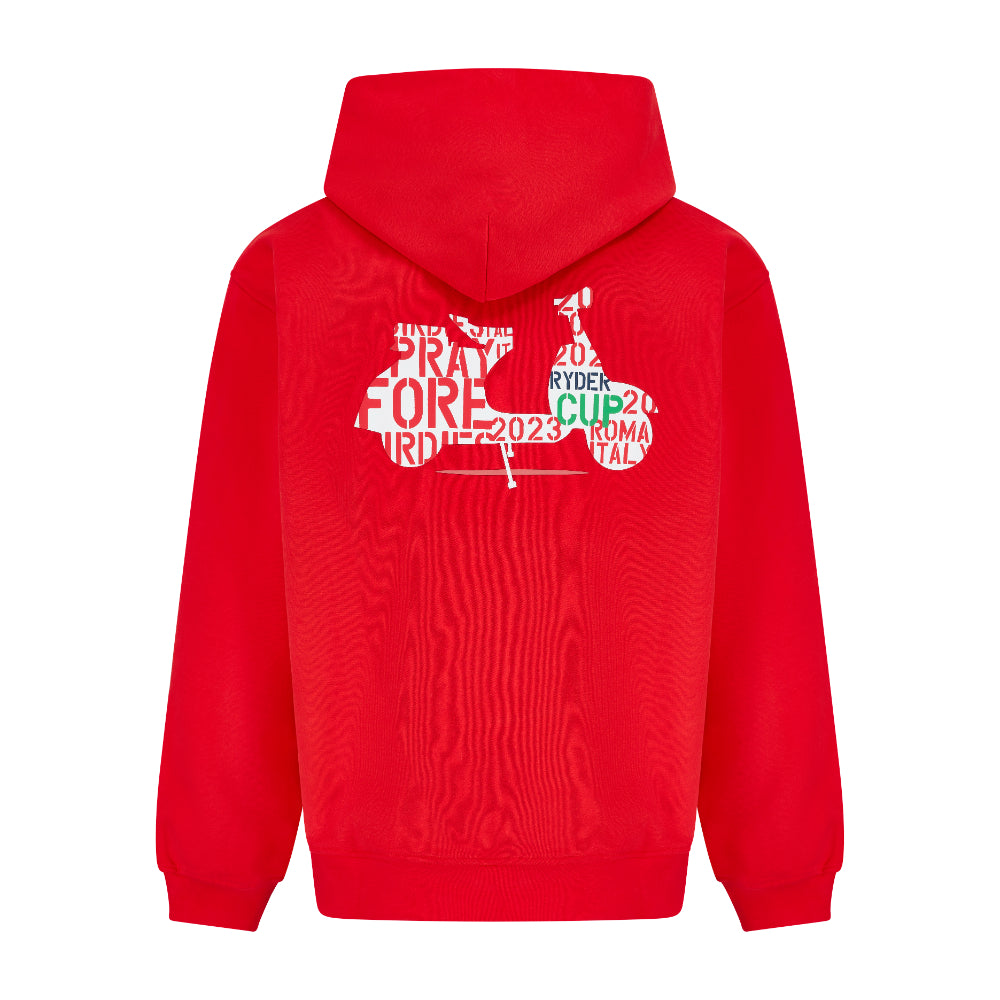 2023 Ryder Cup G/FORE Men&#39;s Red Oversized Hoodie