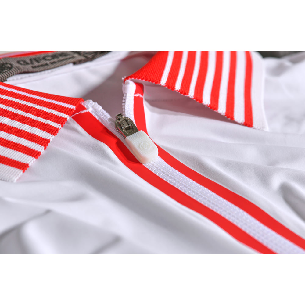 2023 Ryder Cup G/FORE Women&#39;s White Silk Tech 1/4 Zip Polo Shirt