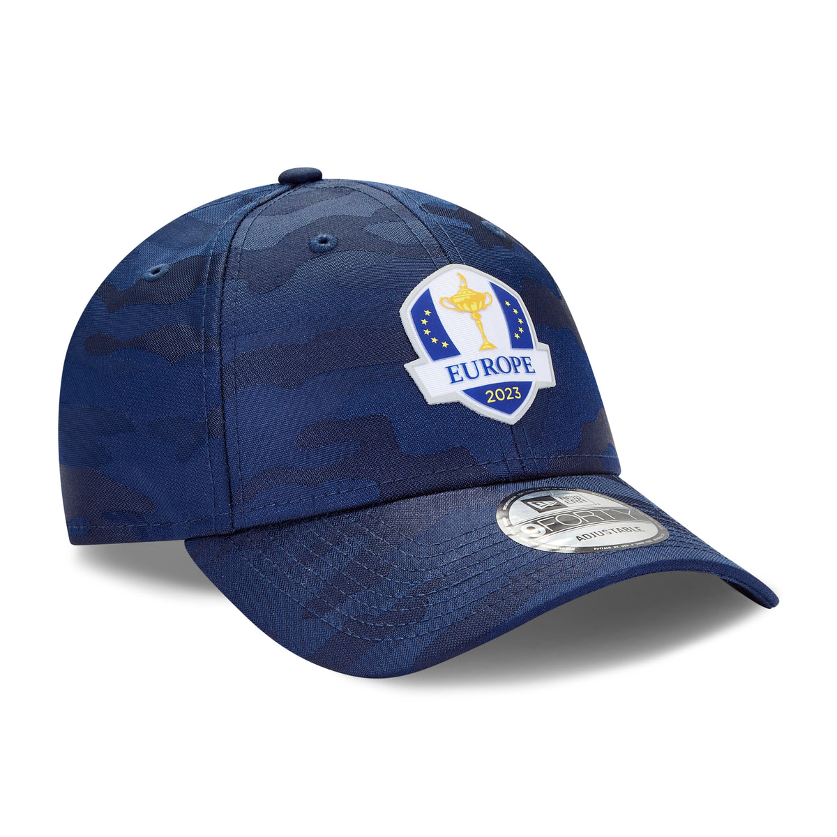 2023 Ryder Cup New Era Thursday European 9FORTY Cap - Navy Front Right