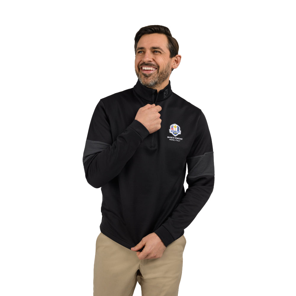 2023 Ryder Cup FootJoy Men's Chill-Out 1/4 Zip Mid Layer Front