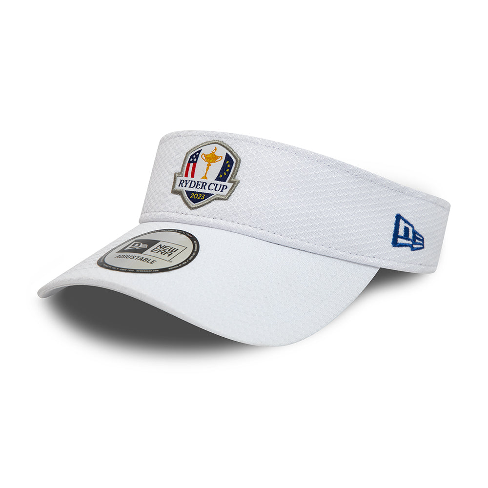 2023 Ryder Cup New Era Visor - White - The Official European Ryder Cup Shop