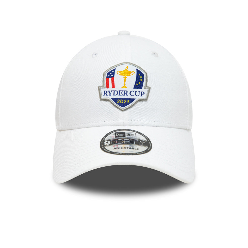 2023 Ryder Cup New Era 9FORTY Cap - White Front Left