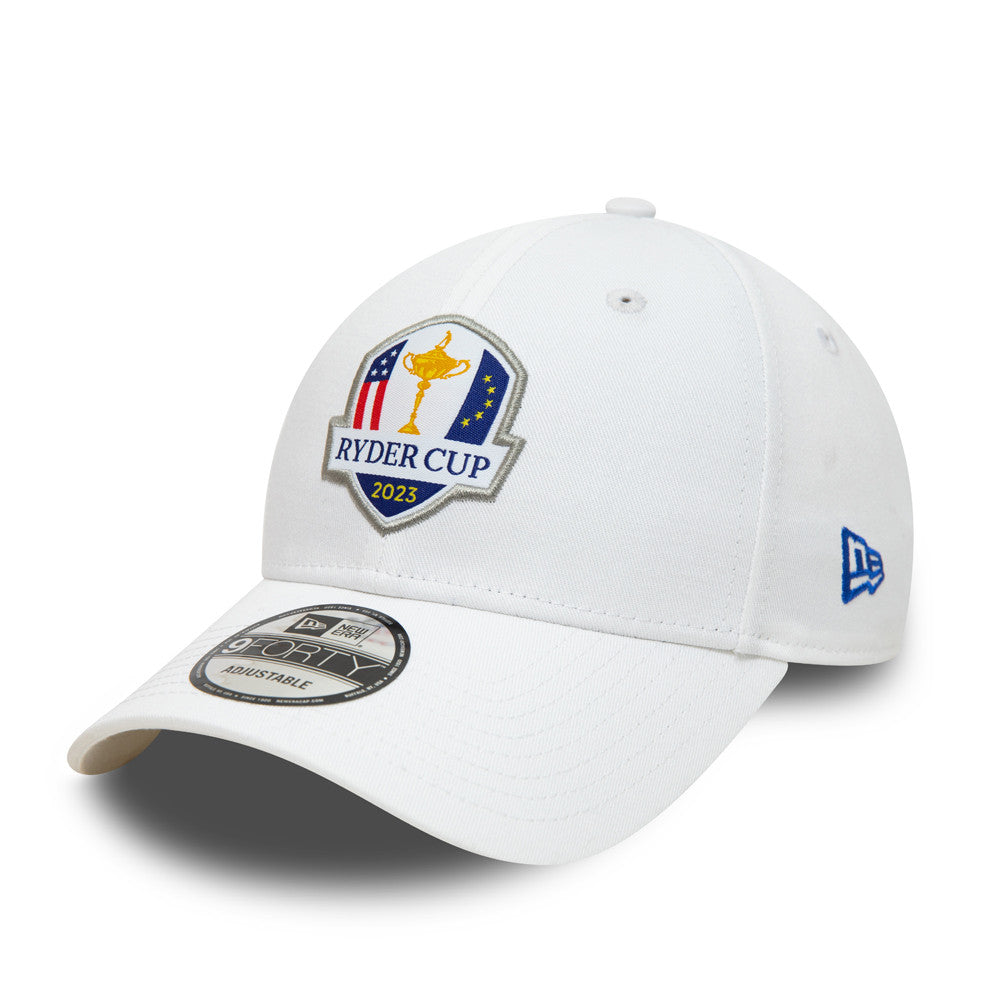2023 Ryder Cup New Era 9FORTY Cap - White Front Left