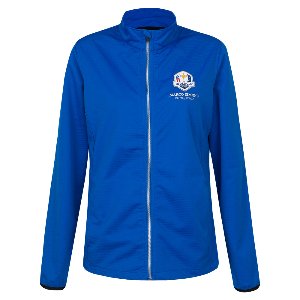 2023 Ryder Cup Abacus Women's Lytham Softshell Jacket - Blue - Front