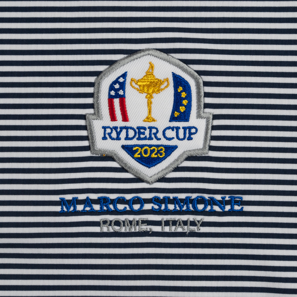 2023 Ryder Cup Peter Millar Men&#39;s Hales Polo Shirt - Navy