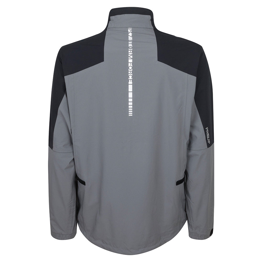 2023 Ryder Cup Waterproof Men's Jacket - Black/Grey - Front