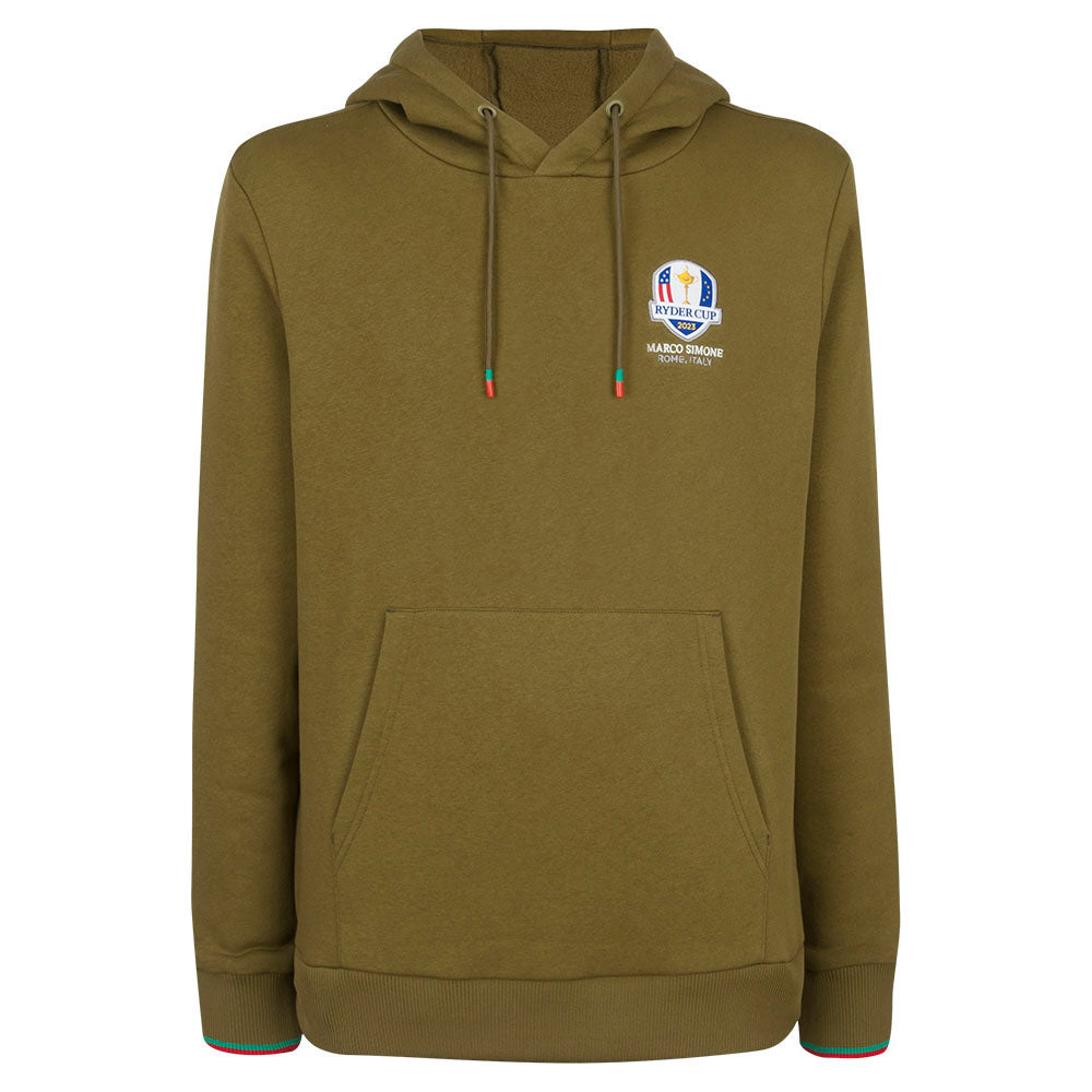 2023 Ryder Cup Rome Collection Men&#39;s Hoodie - Khaki - Front