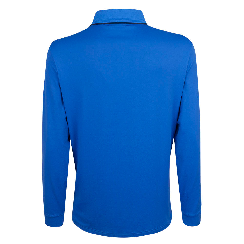 2023 Ryder Cup Chervò Men&#39;s Long Sleeve Polo - Blue - Back